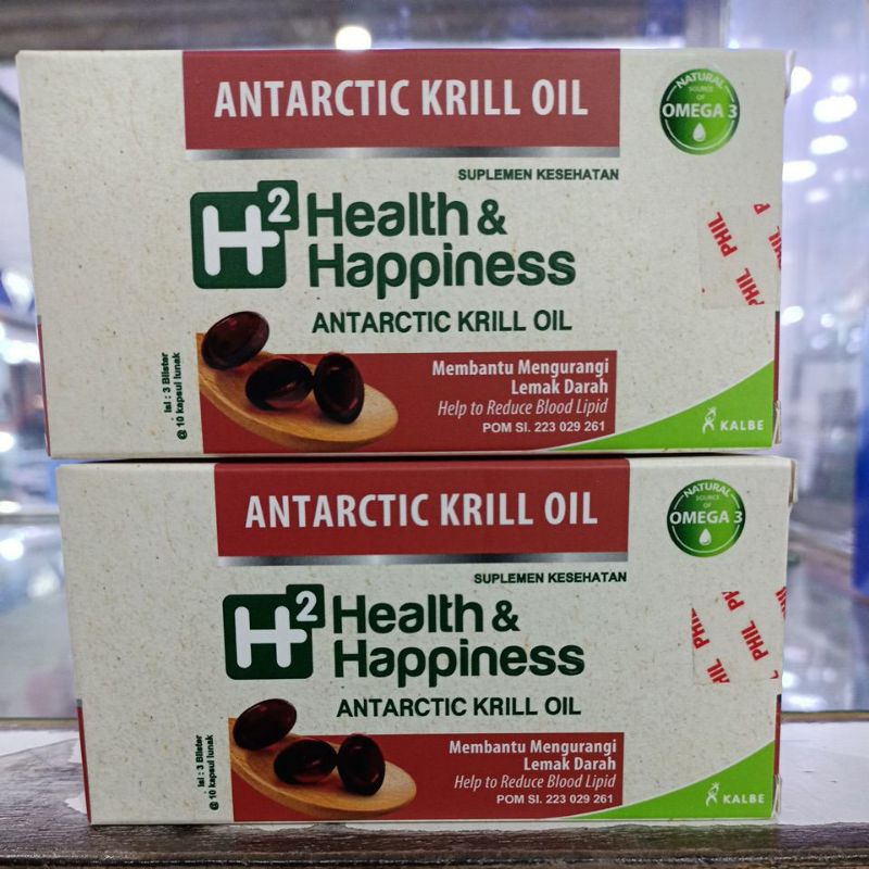 H2 ANTARCTIC KRILL OIL isi 30 utk mengurangi lemak darah