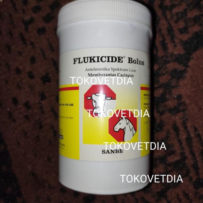 Flukicide 12 Bolus Obat Cacing Sapi Sanbe