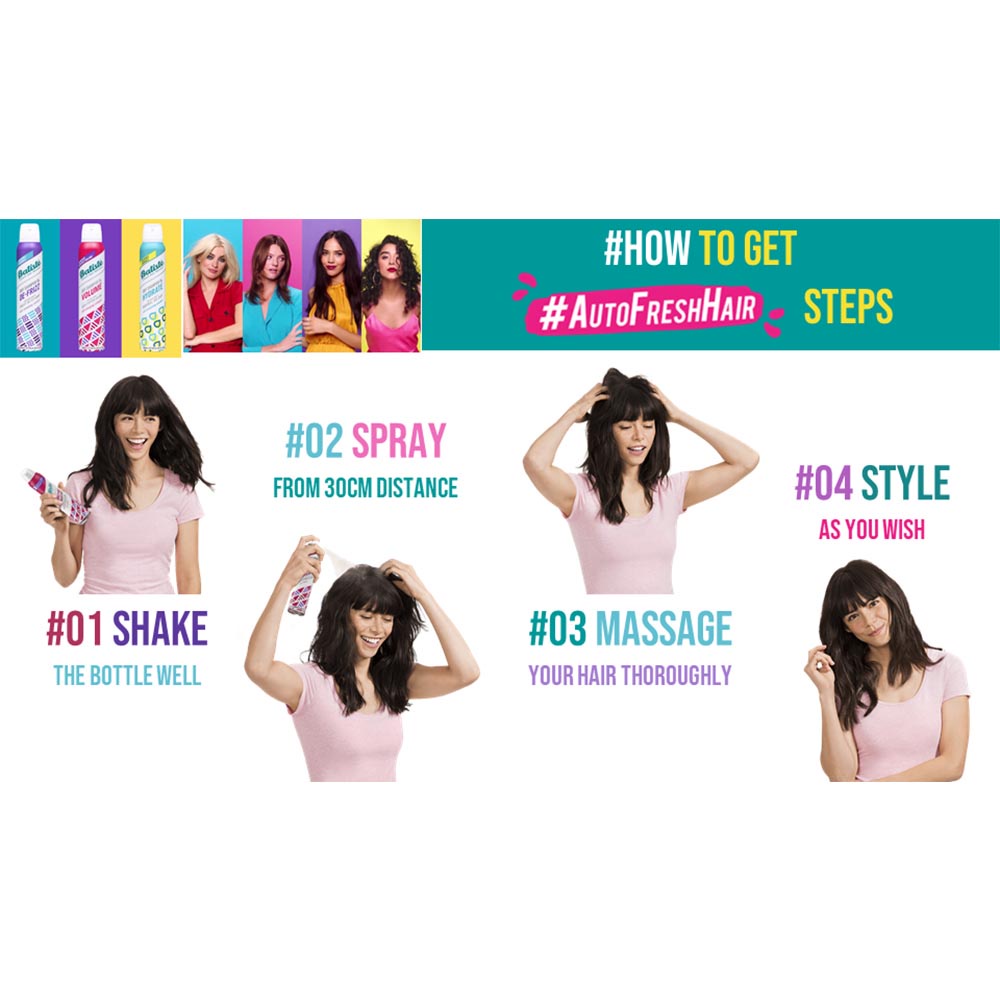 Batiste Dry Shampoo - Shampo Kering Rambut Lepek Kotor Berminyak