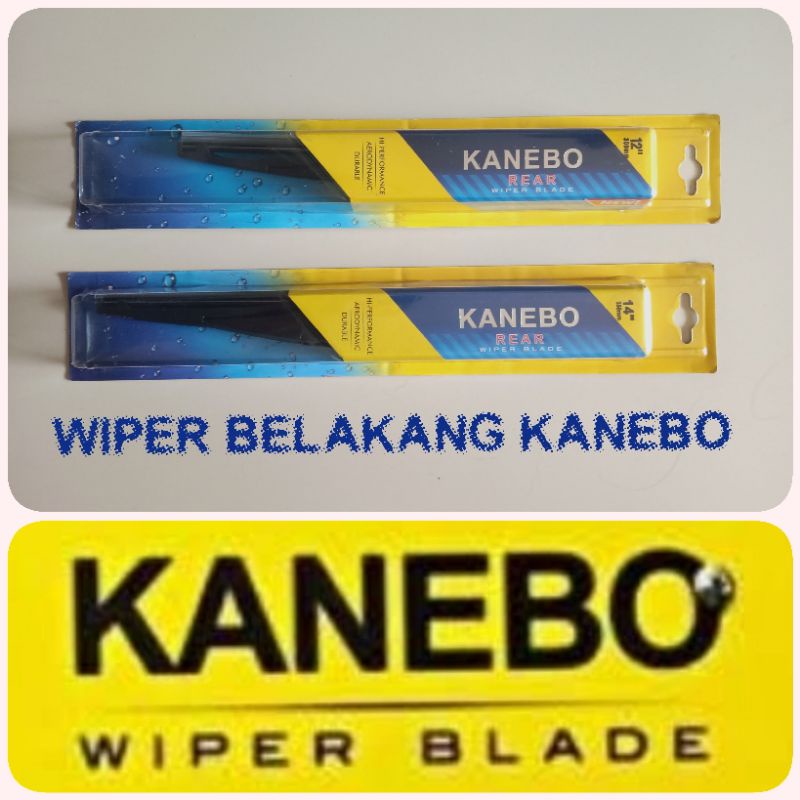WIPER BELAKANG KANEBO RH4 12 IN FORTUNER INNOVA RUSH AGYA CALYA YARIS  ERTIGA APV