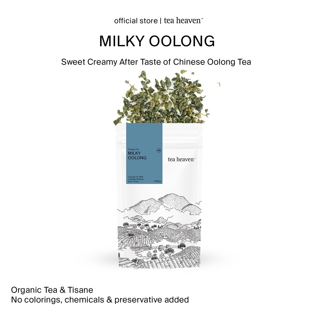 

Milky Oolong Tea Milk / Organic Chinese Tea / Teh Oolong Premium