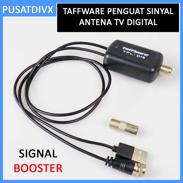 READYSTOCK TAFFWARE PENGUAT SINYAL ANTENA TV DIGITAL AMPLIFIER SIGNAL BOOSTER HD BERKUALITAS