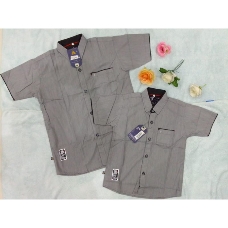Kemeja polos Anak Lengan Pendek/ Kemeja Anak polos.