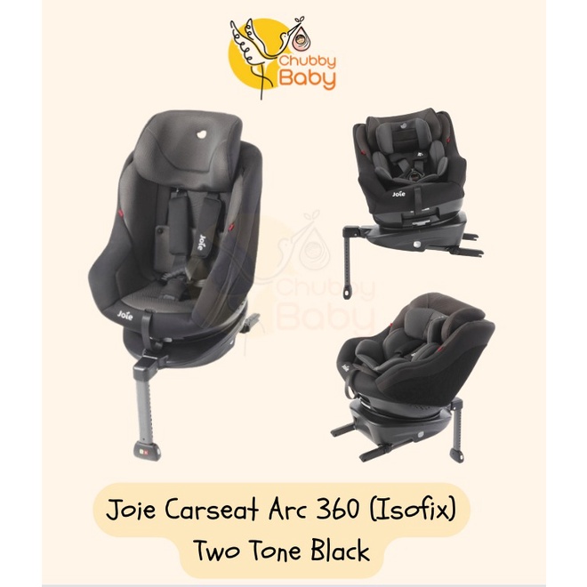 Joie Rotating Carseat Arc 360 Isofix - Two Tone Black