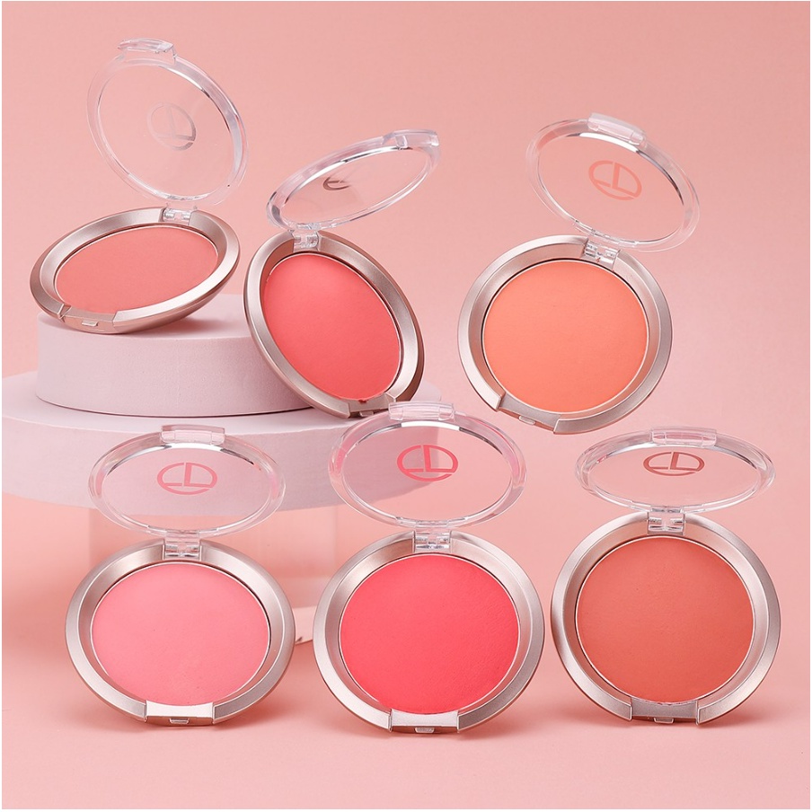 [100% ORIGINAL][READY]O.TWO.O Blush On Powder Face Makeup Soft Colour Bounce Blush Makeup Tahan Air Tahan Lama