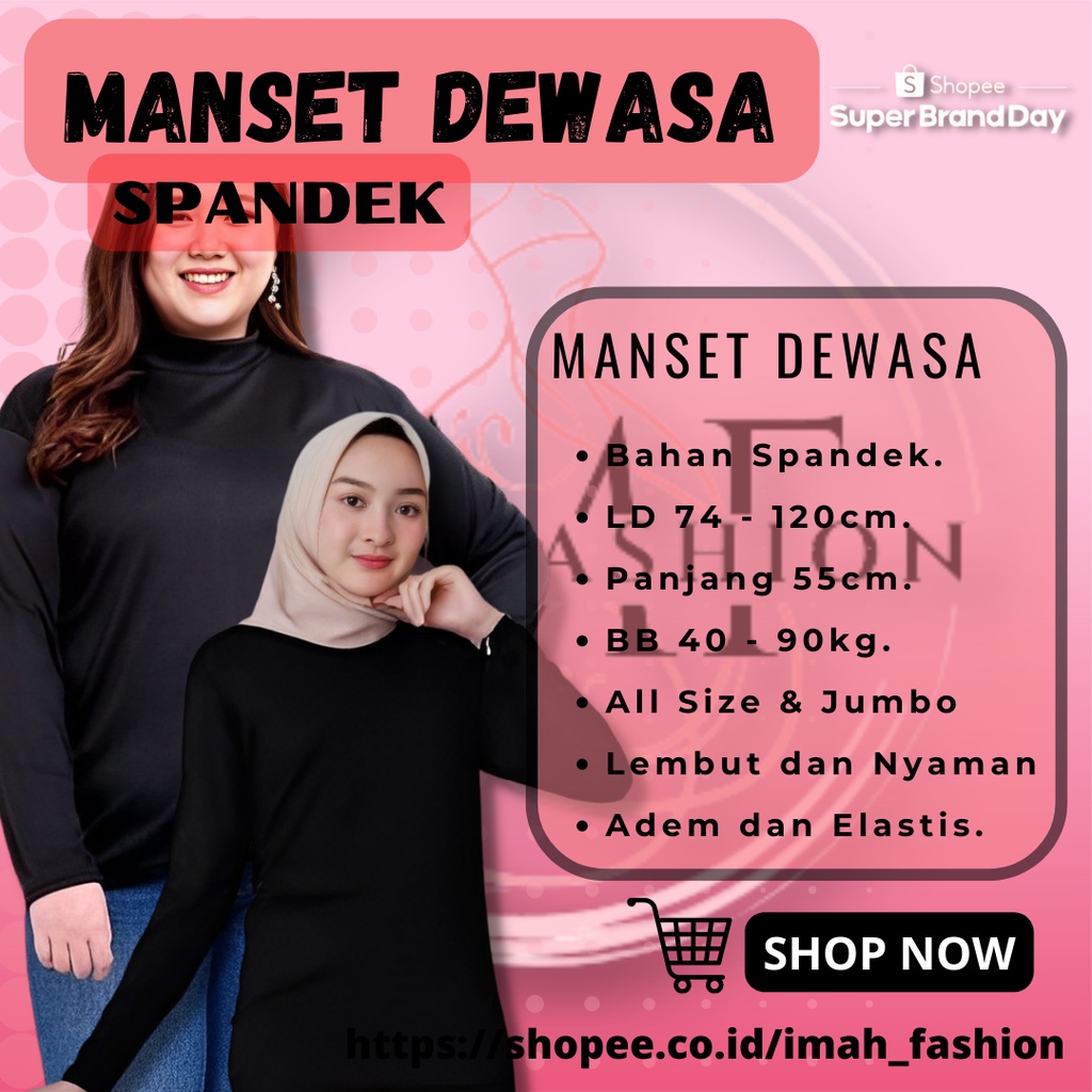 MANSET ATASAN JUMBO BAHAN SPANDEK MANSET JUMBO XXL MANSET BESAR