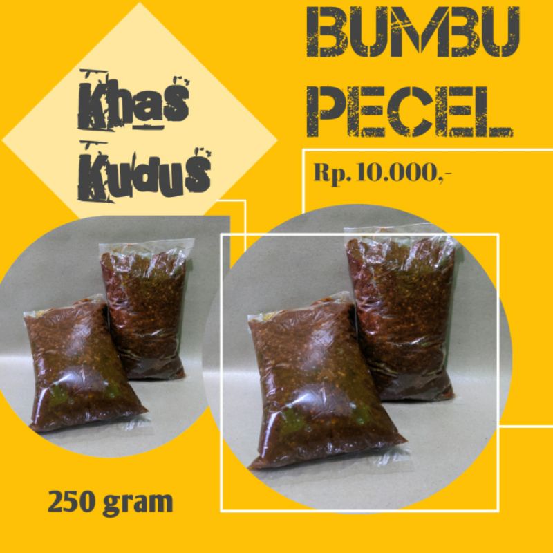 

BUMBU PECEL/SAMBAL PECEL khas Kudus.