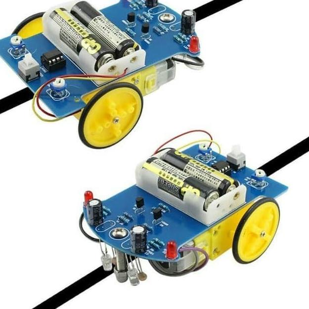 Kit DIY Robot Line / robot line follower line tracer Analog