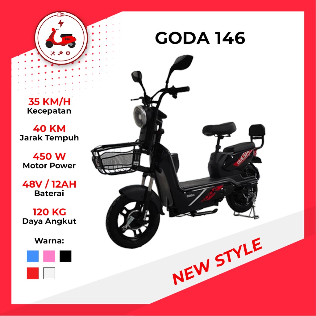 SEPEDA LISTRIK E-BIKE GODA 146 BY GODA