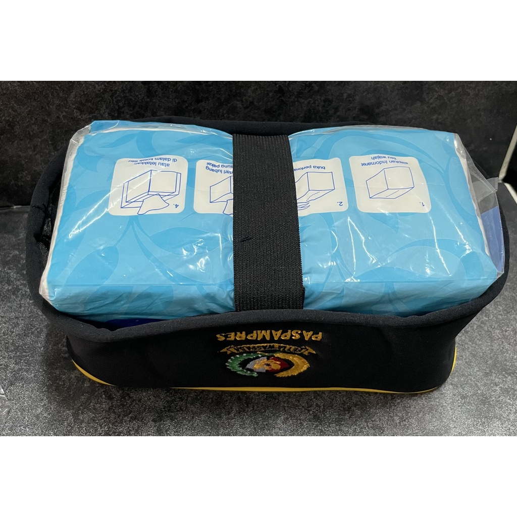 Kotak Tissue Paspampres (Hitam) - Tempat Tissue Mobil - Tissue Box Paspampres