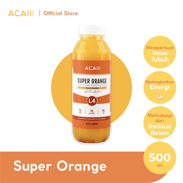 

BAYAR DITEMPAT Acaii Tea Super Orange 500ml /TEH DIET/TEH PELANGSING/TEH HIJAU/TEH JATI CINA/TEH