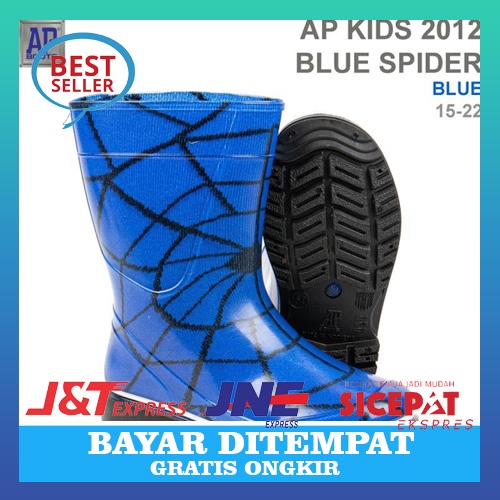 Sepatu Boot Karet Anak Perempuan Laki Air Hujan Anti Slip Boat Spatu Bot Karet Buts Sapatu Boots Cow