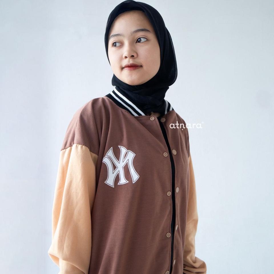 Langsung Atc Nara Grosir - NY XXL Baseball Jaket l Varsity Jaket Terbaru