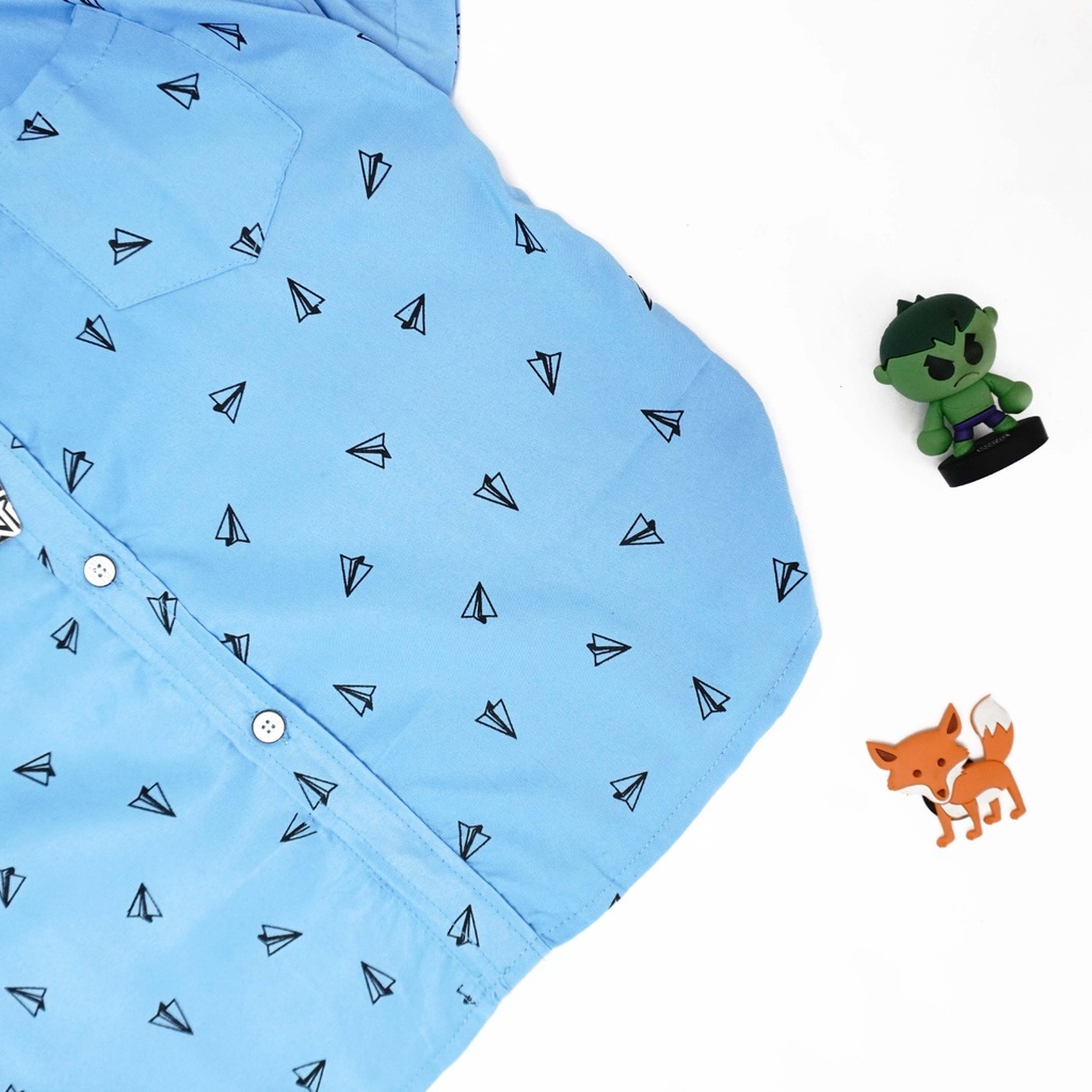 MOKOKOMO kemeja anak laki-laki Mercy kemeja anak Lengan pendek Fashion Anak Terbaru