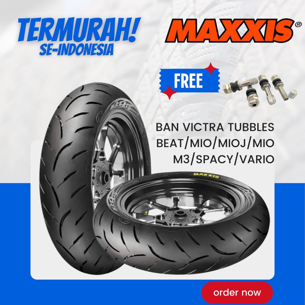 Jual MAXXIS VICTRA BAN MAXXIS VICTRA BAN MOTOR TUBELESS MAXXIS TUBBLES BAN LUAR BAN