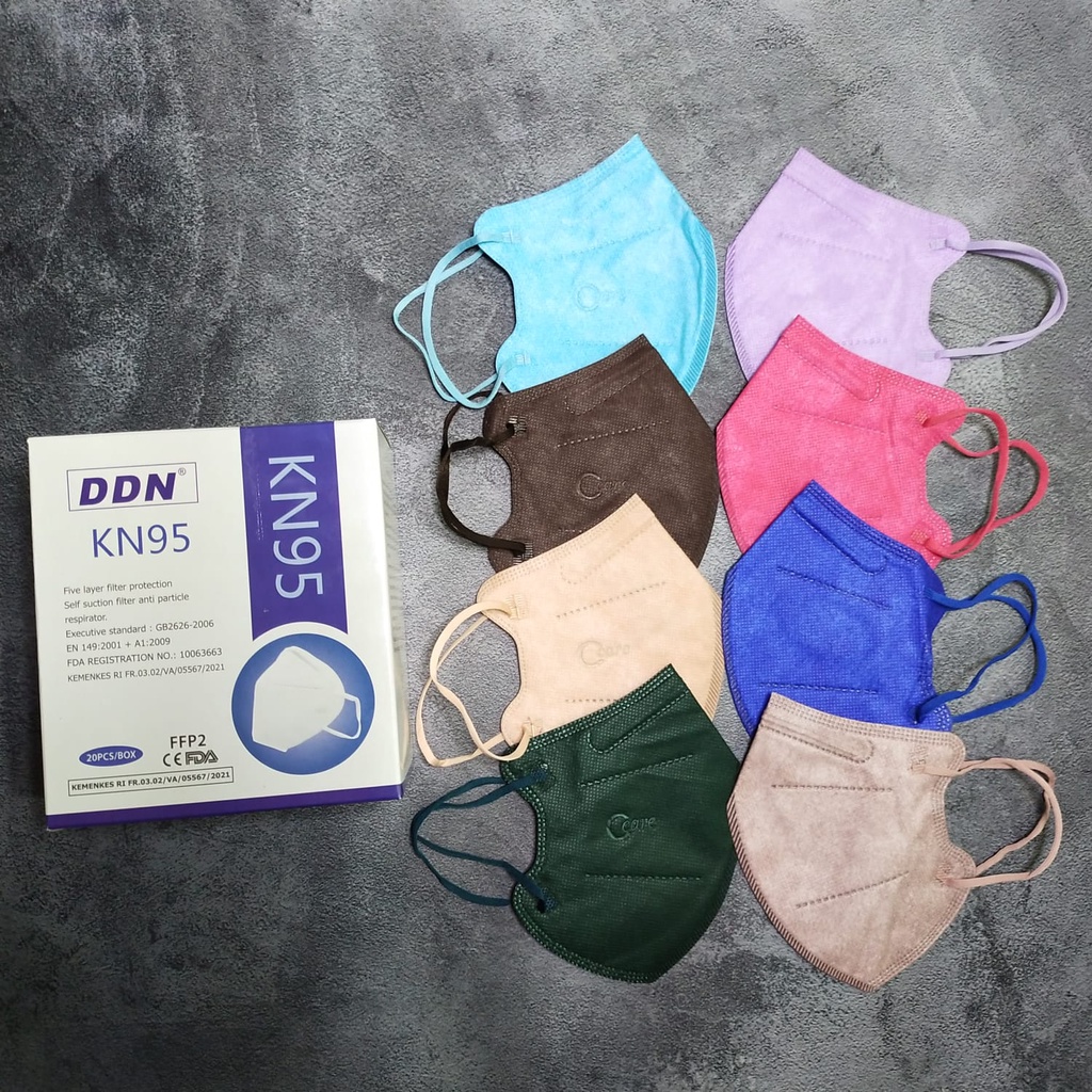 MASKER KN95 NEW DDN ISI 20 PCS BOX