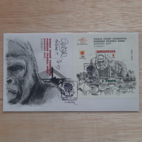 

Unik last stok Perangko SHP Gorilla putih Bandung 2017 tt designer 1 sampu Murah