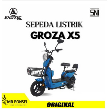 SEPEDA LISTRIK GROZA X5 GROZA X 5 PACIFIC EXOTIC