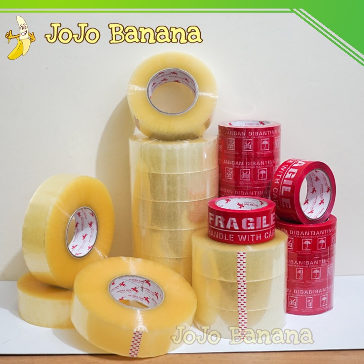 

Lakban JUMBO 500 Yard 300 Yard Fragile Murah