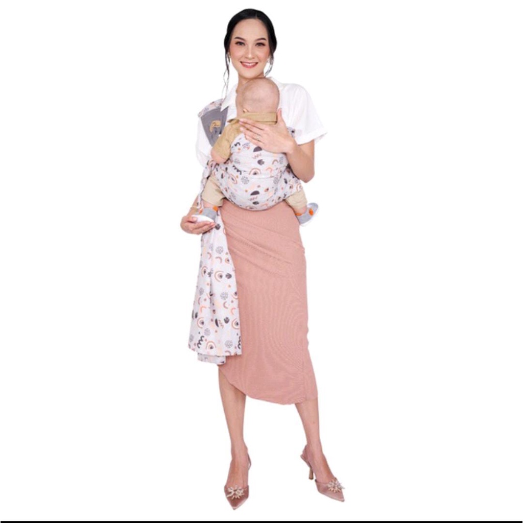Mom's Baby Gendongan Bayi Samping Multifungsi (bisa u/ newborn) Aurora Series - MBG 1023