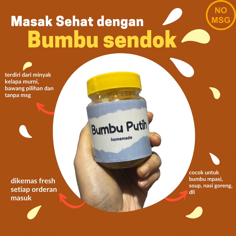 

BUMBU MPASI | BUMBU MASAK PRAKTIS HOMEMADE | BUMBU DASAR PUTIH |bumbu sendok halal higienis tanpa pengawet tanpa Micin