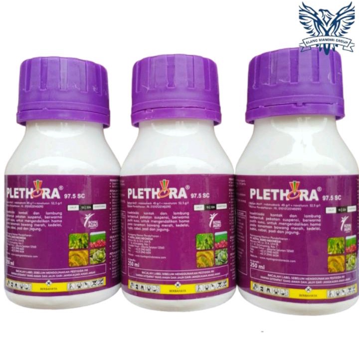 Insektisida Plethora 97.5SC 250ml Bahan Aktif Indosakarb 45g/l + Novaluron 52.5g/l