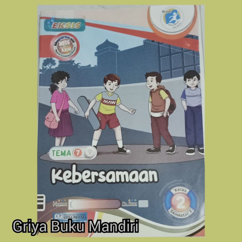

LKS tematik kelas 2, tema 7:kebersamaan untuk SD/MI semester 2 terbaru 2022/2023