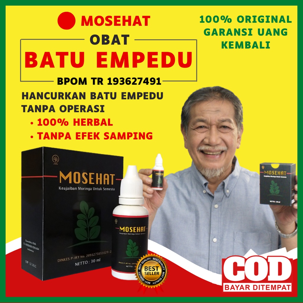 MOSEHAT Obat Batu Empedu Paling Ampuh Tanpa Operasi - MOSEHAT ORIGINAL 30ml