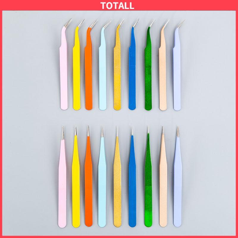 COD Pinset Lengkung Gundam Stiker Scrapbook Tools Warna Pastel Lucu Tweezer Sticker Pinset-Totall