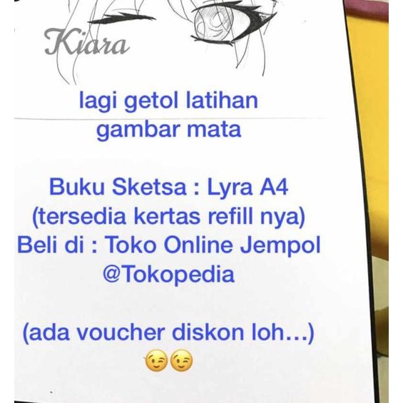 

ATK0667LR A4 Sketch Book LYRA 9210260 buku sketsa gambar bisa refill