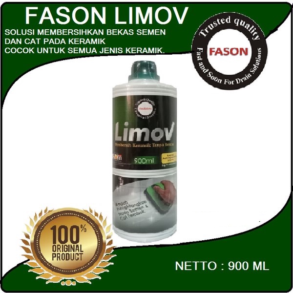 FASON LIMESCALE PERONTOK CAT TEMBOK BEKAS SEMEN REMOVER (LIMOV) 900 ML