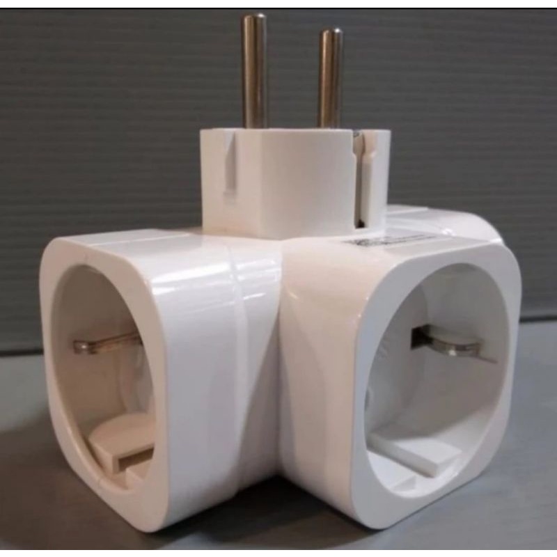 Steker T Arde Cabang 3 Boss BPT16 Colokan  T 3Lubang