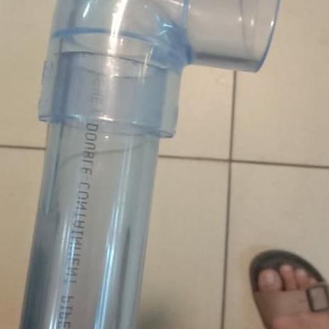 Pipa pvc bening / Pipa PVC Transparan / pipa pvc clear 3/4" (inch)