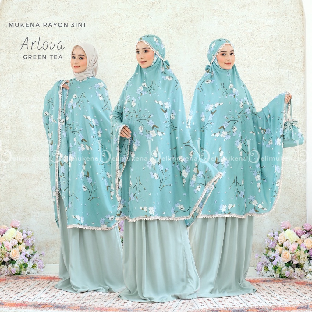 Mukena Dewasa Rayon 3in1 Arlova