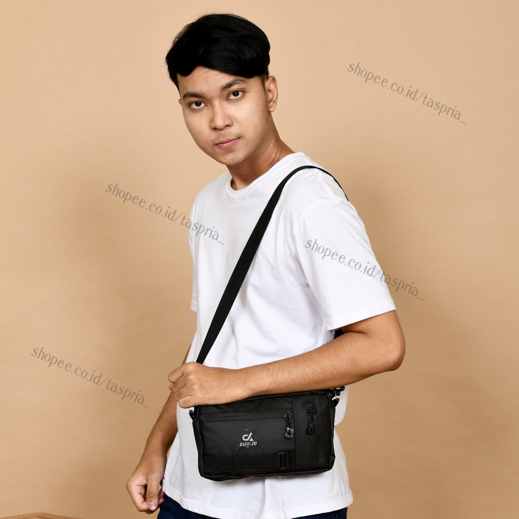 Diff.id - Hand Bag Bag DIXON Multyfungsi Sling Bag Kulit Anti Air Tas Selempang Waterproof Clutch Bag Pria Wanita WaistBag Pouch Bag Waist Bag Cowok