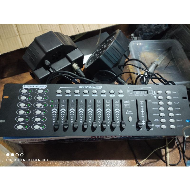 Mixer Lampu Dmx 512 / Disco 192