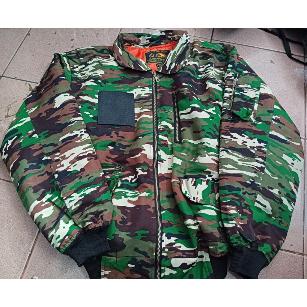 JAKET KRU LORENG TNI AD TERBARU