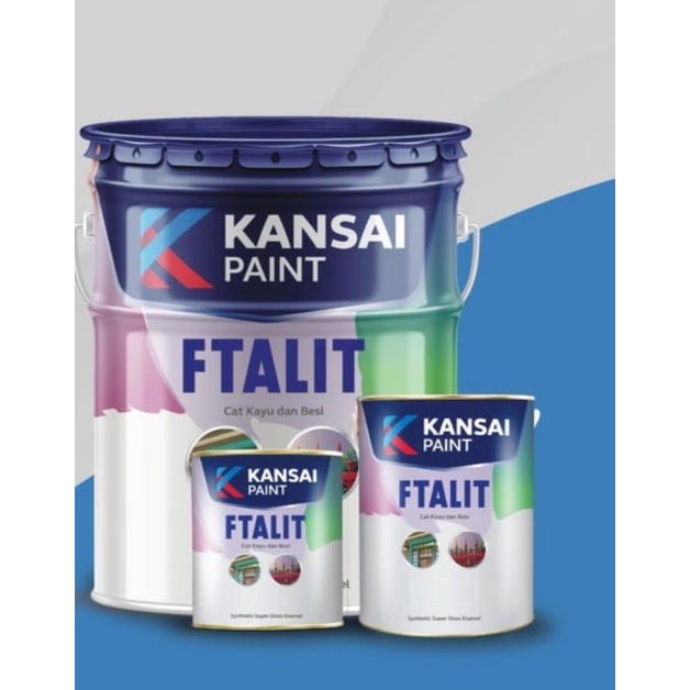 CAT MINYAK - CAT SYNTHETIC - KANSAI FTALIT 115-559 WHITE DOFF 20kg. ORIGINAL