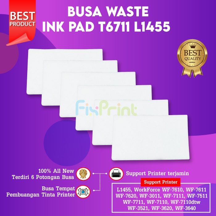 BUSA ONLY MAINTENANCE BOX T6711 WF7511 WF7711 WF7110 WF7610 WF3521 L1455