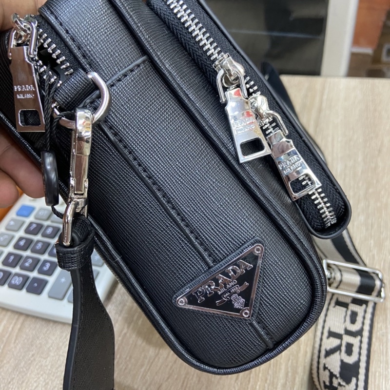 Tas selempang prada pria wanita tas slempang branded