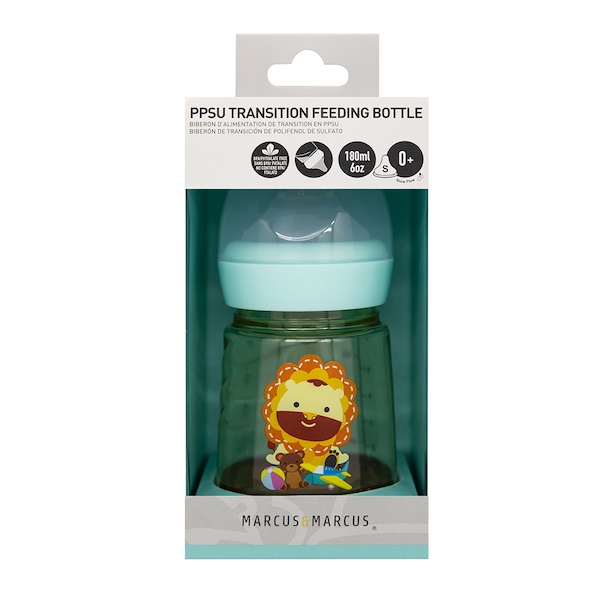 Marcus &amp; Marcus PPSU Transition feeding bottle 180ml 60z