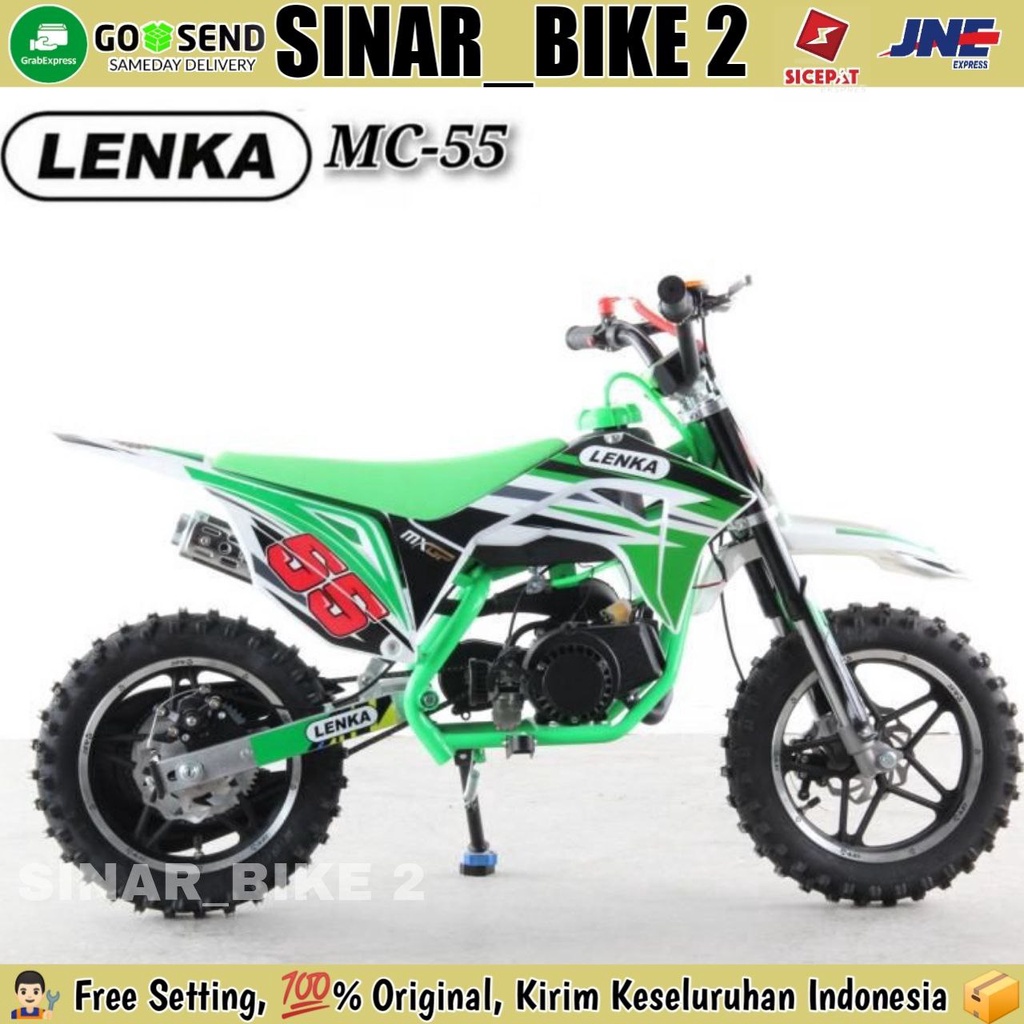 Motor Bensin Mini Trail Anak Lenka MC 55 Dan Lenka 73