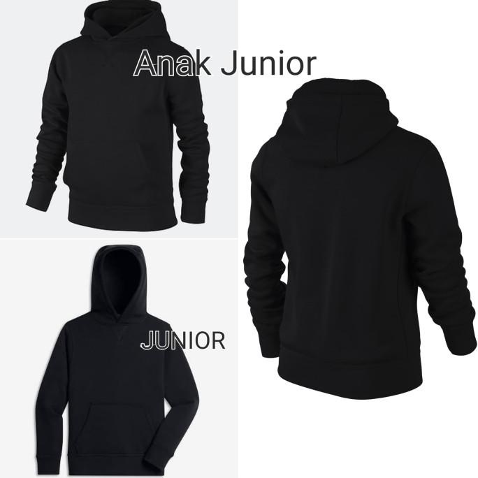 Jaket Sweater Nike Polos Anak Anak Junior Original Indonesia