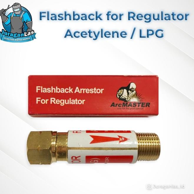 Flashback Arrestor Acyteline / LPG for Regulator