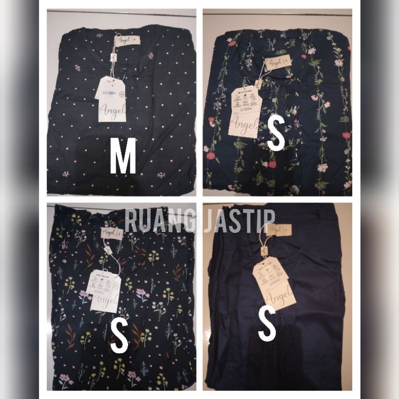 Atelier Angelina dan Ditsy  black polka,spring black,basic navy,shalflo serba 175k