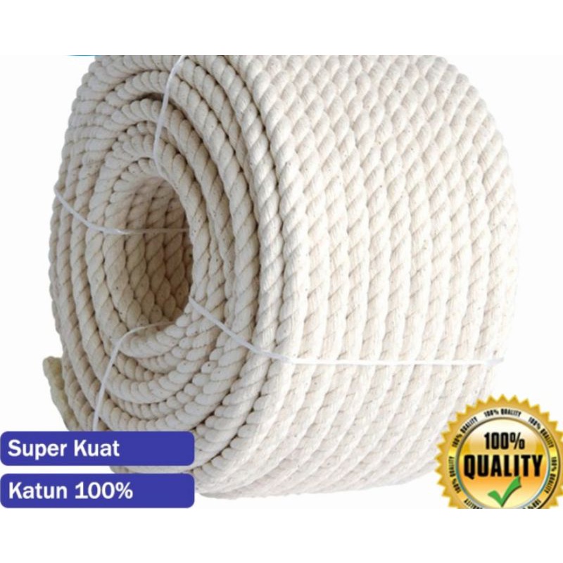 TALI KURALON KATUN  10mm 12 mm/ TALI TAMBANG / TALI KATUN/ TALI TARIK KAYU