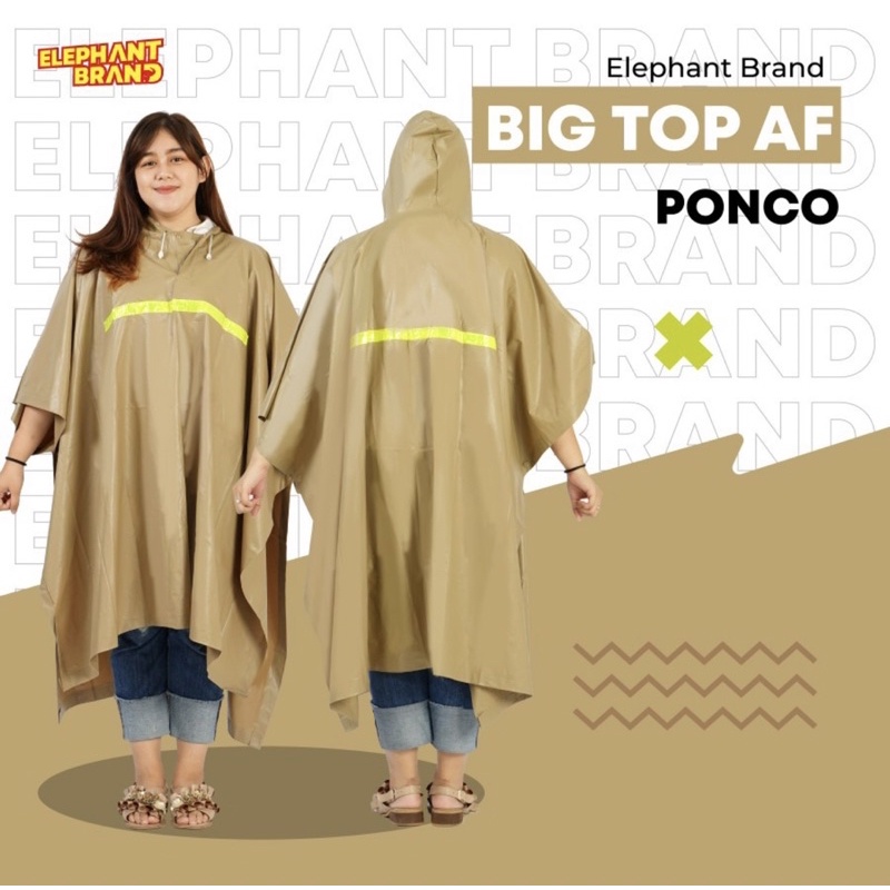 (COD) jas hujan dewasa gajah asli ponco BIG TOP AF termurah
