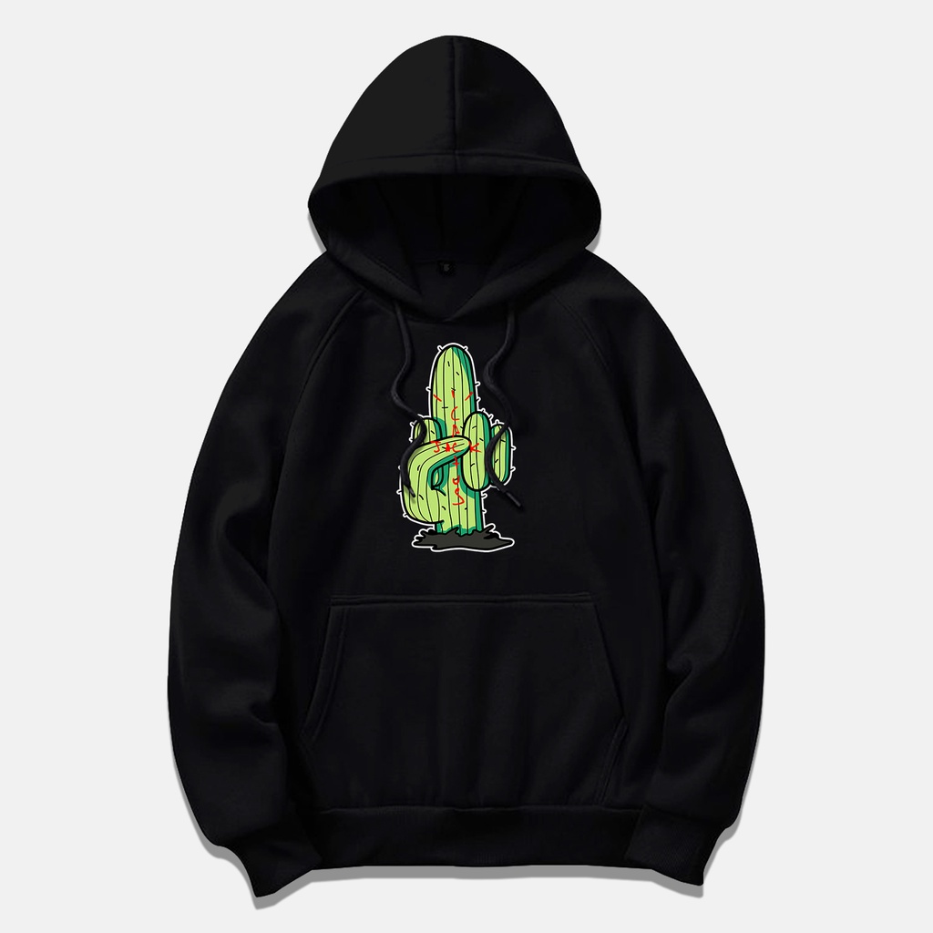 Sweater Hoodie Jack Cactus Pria Wanita Fleece Tebal Premium