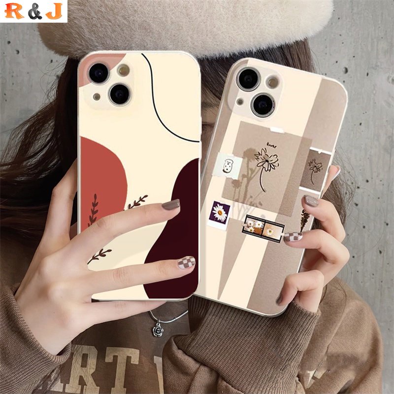 Casing Silikon OPPO A17 A57 2022 A77S A16 A16K A15 A54 A53 A12 A5S A7 A3S A11k A31 A52 A92 A94 A93 A37 F9 A1K Reno 7s 6f 5s Motif Bunga Daisy