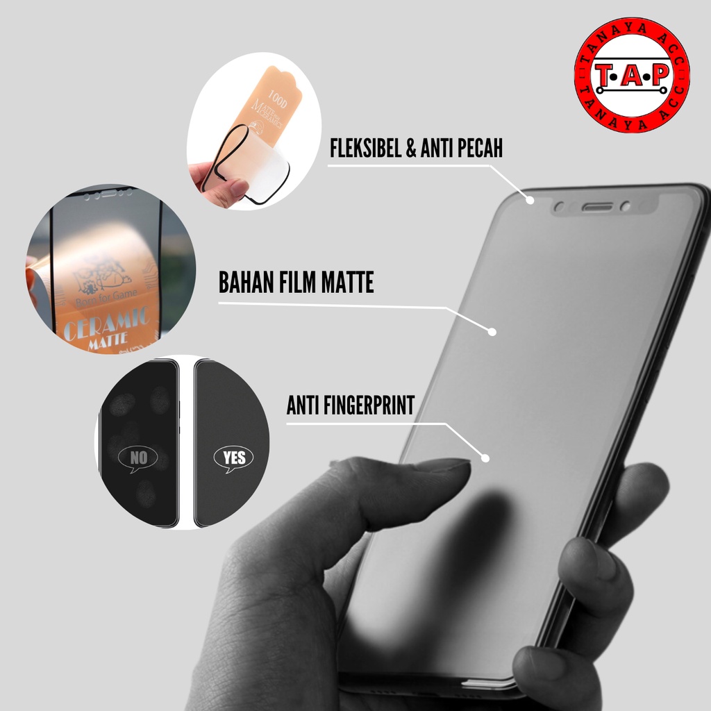 Tg Tempered Glass Ceramic Anti Gores Game Gaming Anti Minyak Anti Pecah REALME C1 C2 C3 C5 C11 C11 2021 C12 C15 C17 C19 TANAYA ACC